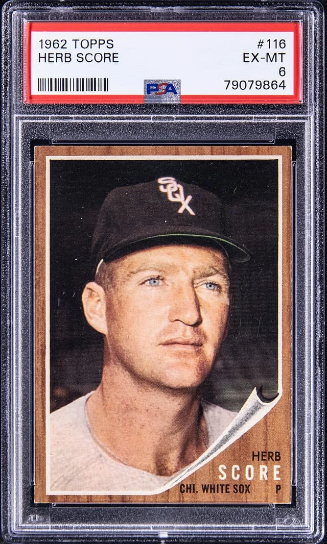 1962 Topps Herb Score #116 card image