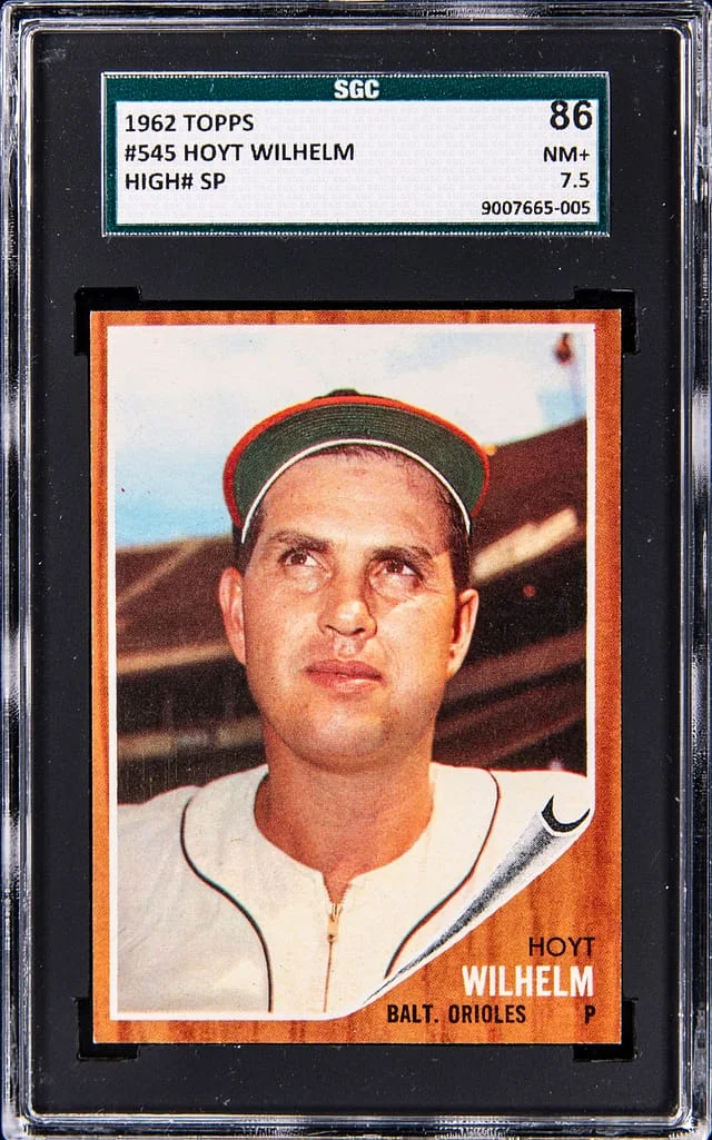 1962 Topps Hoyt Wilhelm #545 card image