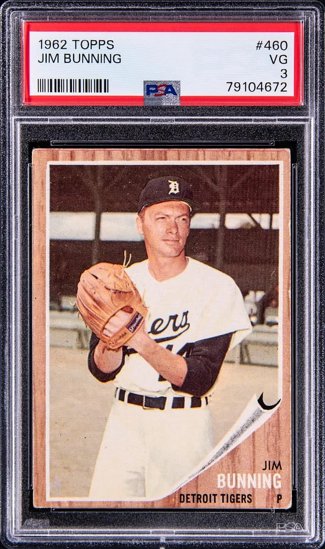 1962 Topps Jim Bunning #460 card image