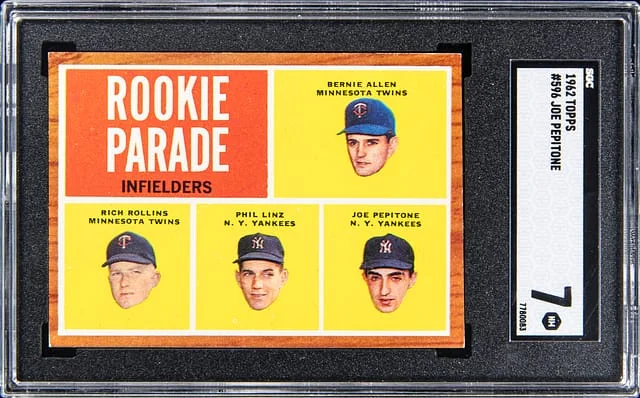 1962 Topps Joe Pepitone #596 card image