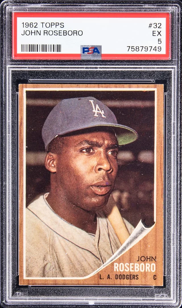 1962 Topps John Roseboro #32 card image