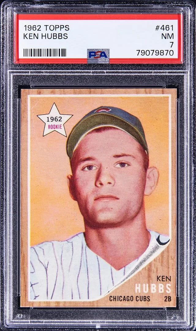 1962 Topps Ken Hubbs #461 card image
