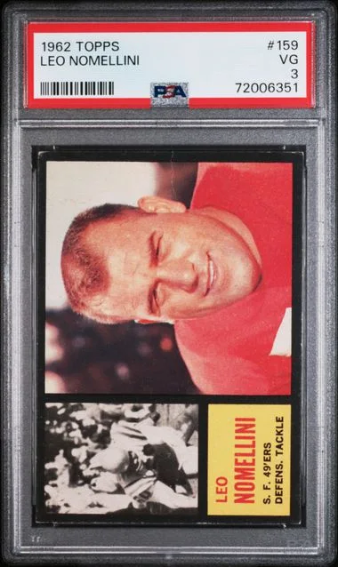 1962 Topps Leo Nomellini #159 card image