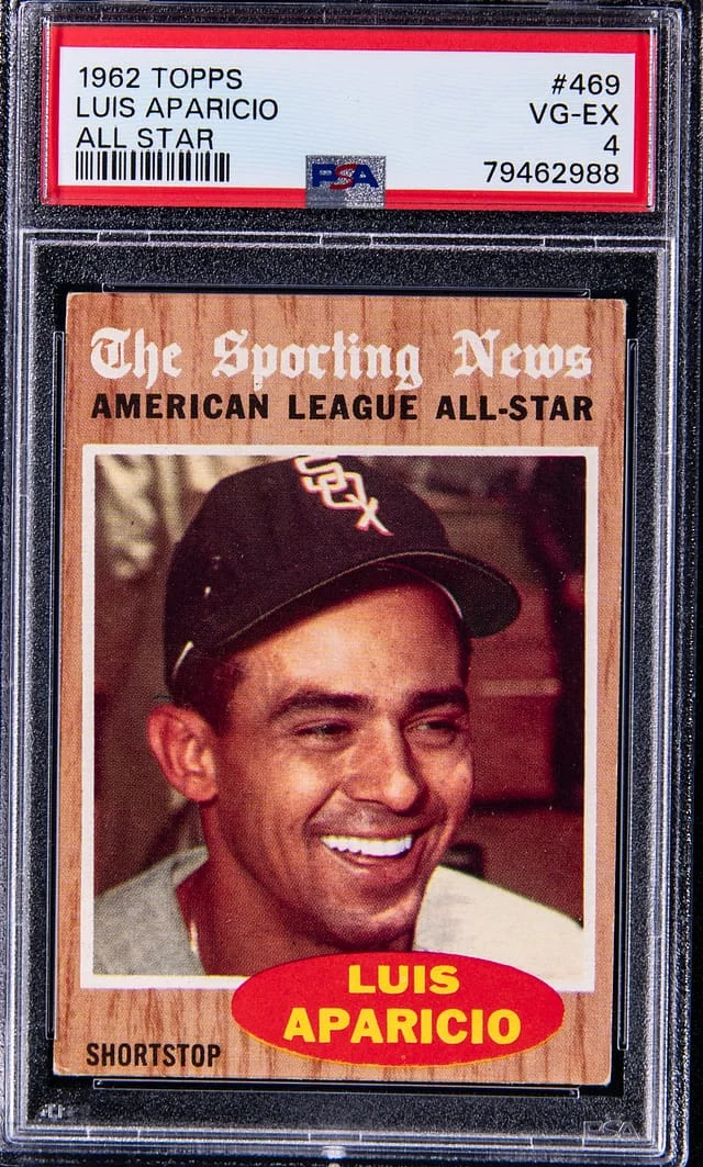 1962 Topps Luis Aparicio All Star #469 card image