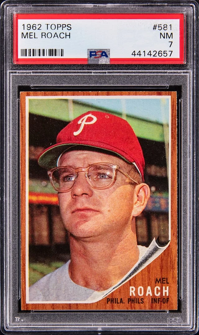 1962 Topps Mel Roach #581 card image