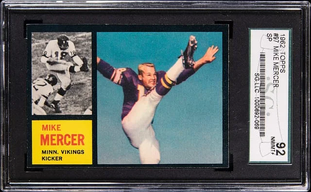 1962 Topps Mike Mercer #97 card image