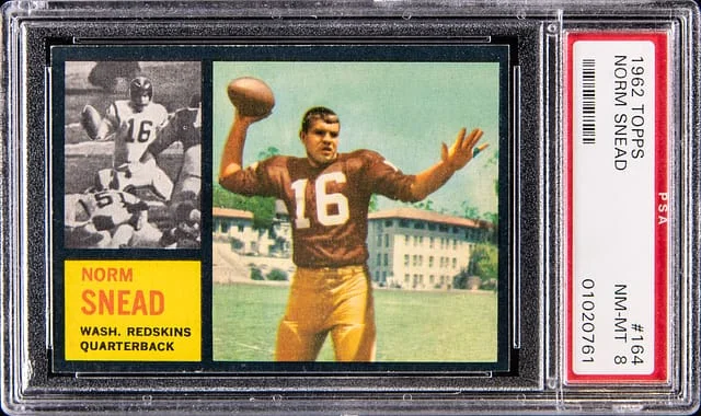 1962 Topps Norm Snead SP #164 card image