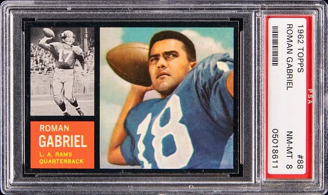 1962 Topps Roman Gabriel SP #88 card image