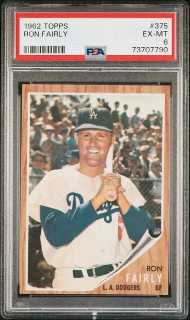 1962 Topps Ron Fairly #375 card image