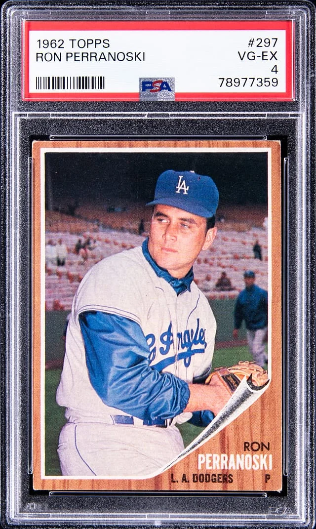 1962 Topps Ron Perranoski #297 card image