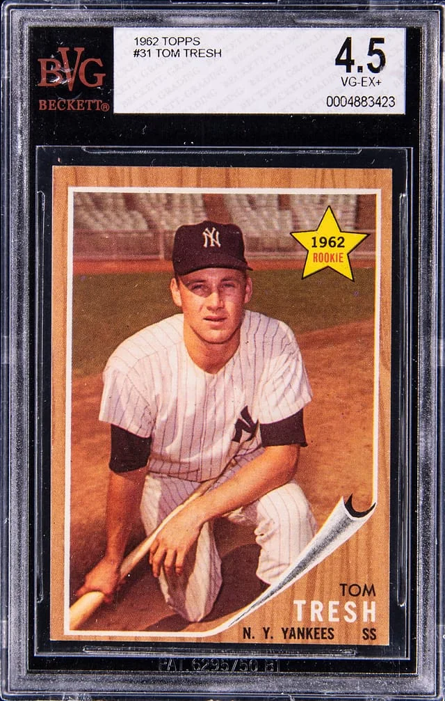 1962 Topps Tom Tresh #31 card image