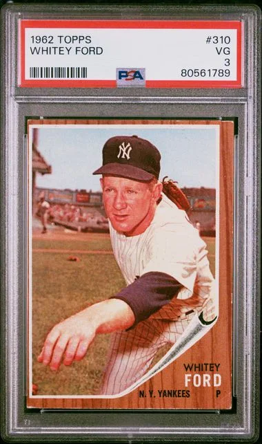 1962 Topps Whitey Ford #310 card image