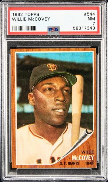 1962 Topps Willie McCovey #544 card image