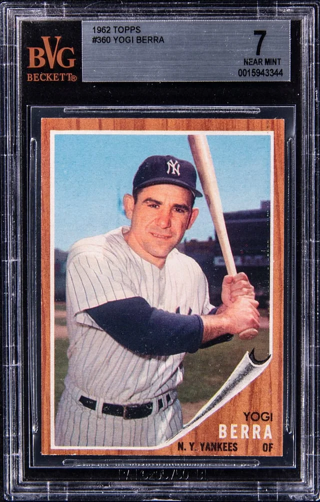 1962 Topps Yogi Berra #360 card image