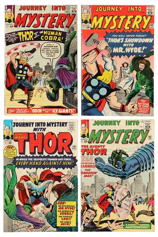 1963-64 Marvel) Books - Raw #4 card image
