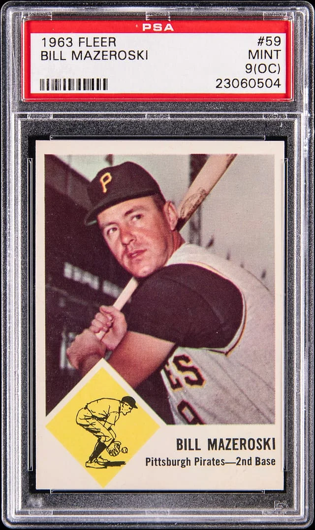 1963 Fleer Bill Mazeroski #59 card image