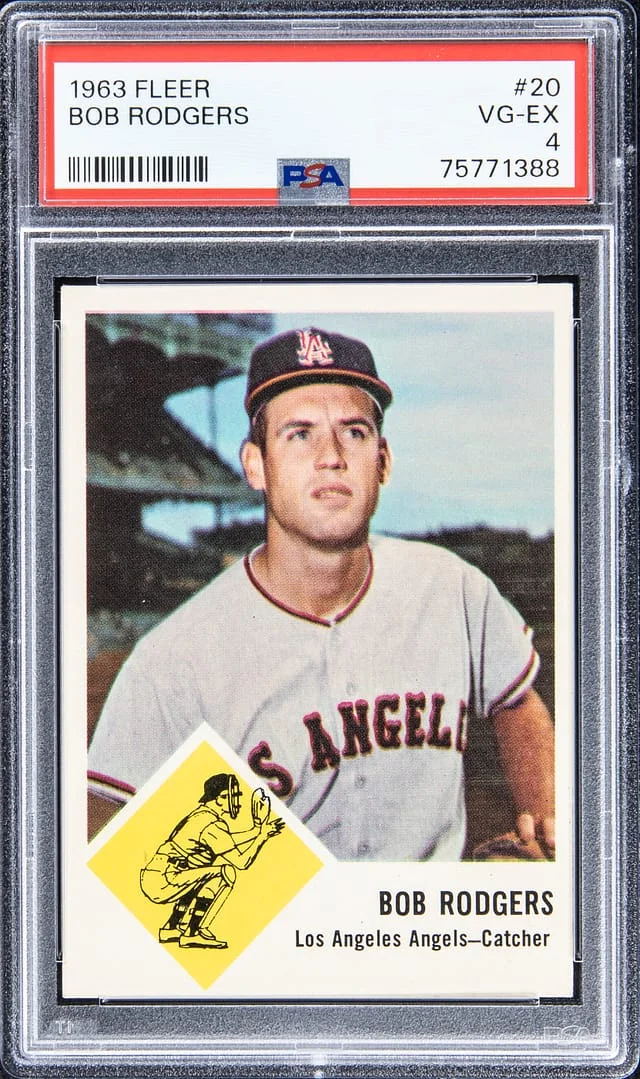 1963 Fleer Bob Rodgers #20 card image