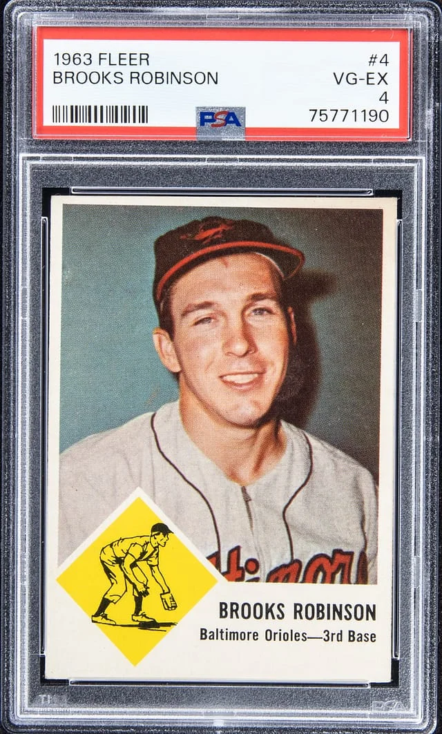 1963 Fleer Brooks Robinson #4 card image