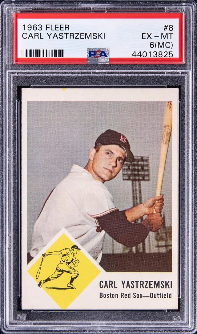 1963 Fleer Carl Yastrzemski #8 card image
