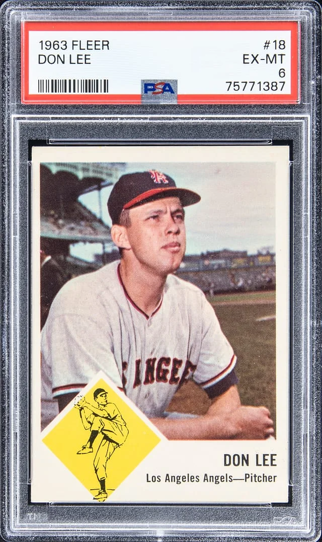 1963 Fleer Don Lee #18 card image