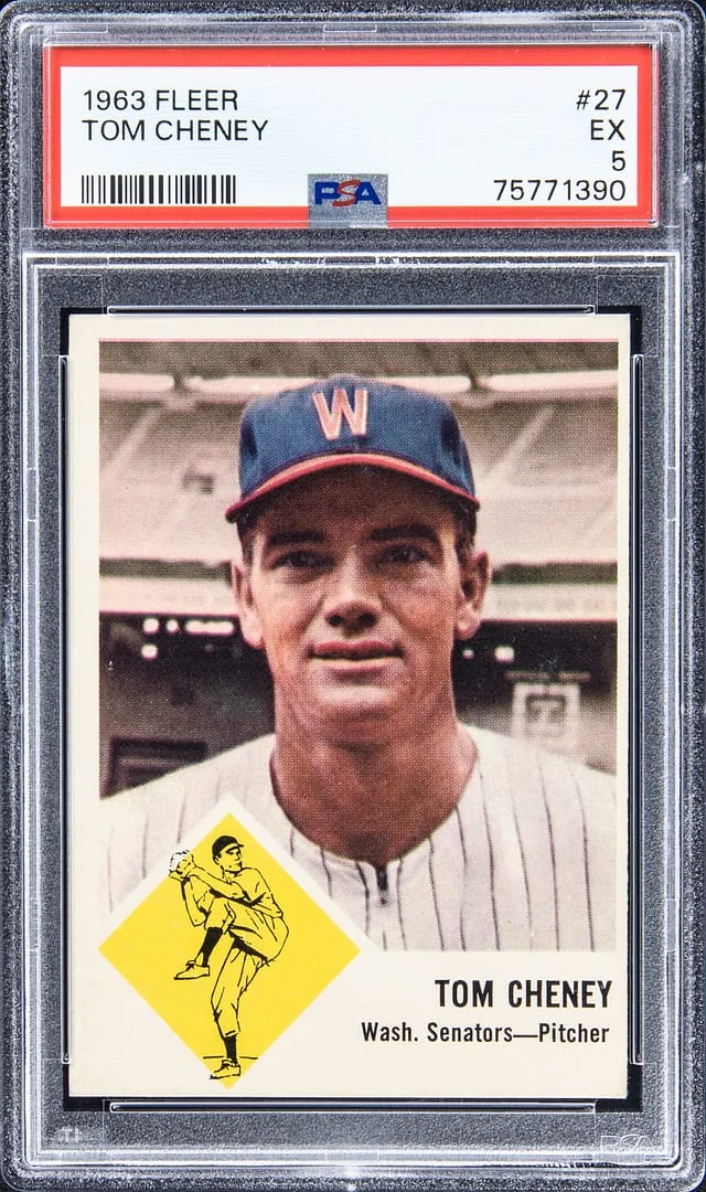 1963 Fleer Tom Cheney #27 card image