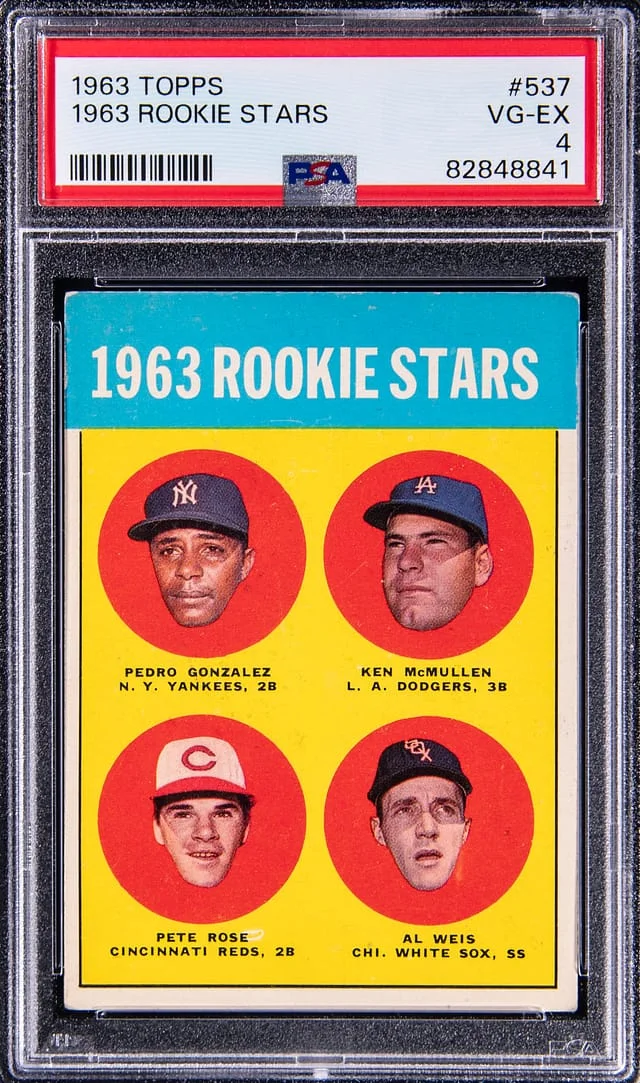 1963 Topps 1963 Stars Pete Rose #537 card image