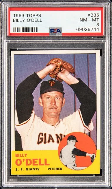 1963 Topps Billy O'Dell #235 card image