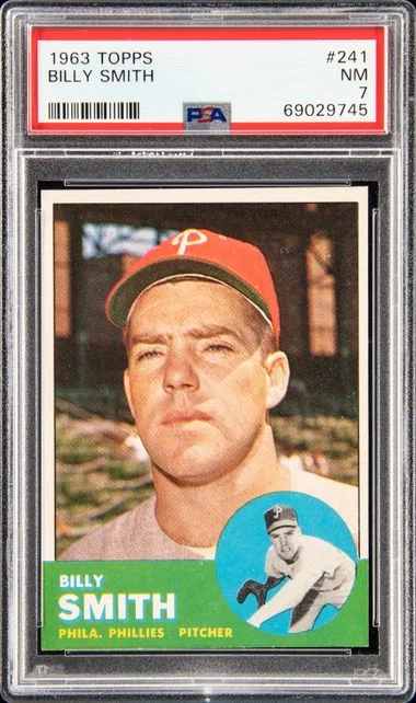 1963 Topps Billy Smith #241 card image