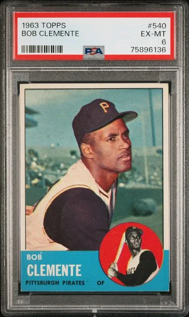 1963 Topps Bob Clemente #540 card image