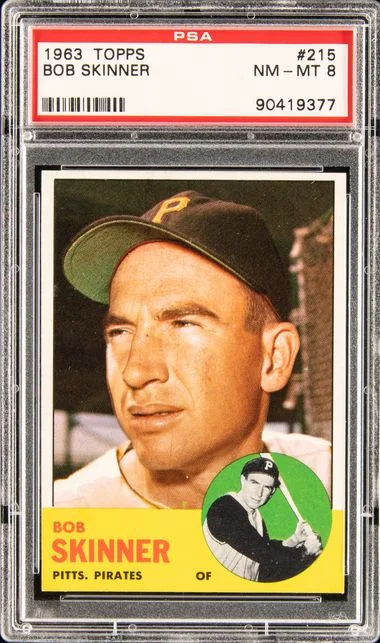 1963 Topps Bob Skinner #215 card image