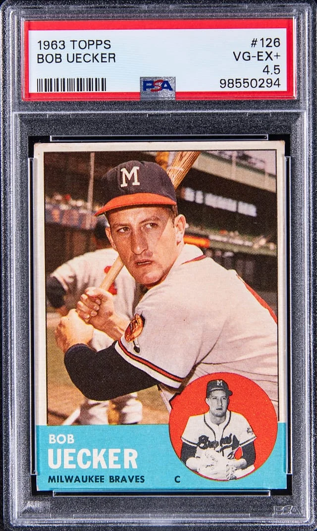 1963 Topps Bob Uecker #126 card image