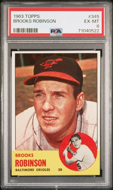 1963 Topps Brooks Robinson #345 card image