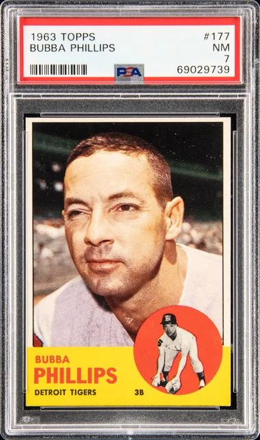 1963 Topps Bubba Phillips #177 card image