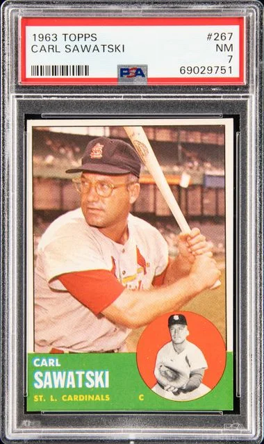 1963 Topps Carl Sawatski #267 card image