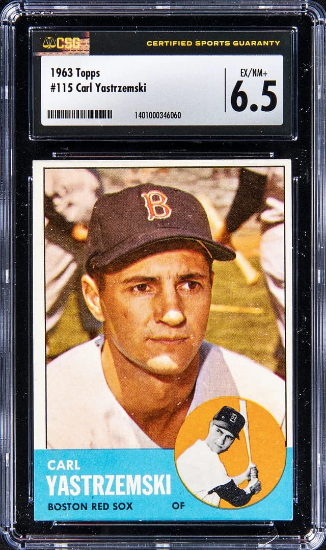 1963 Topps Carl Yastrzemski #115 card image