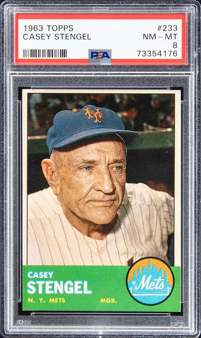 1963 Topps Casey Stengel #233 card image