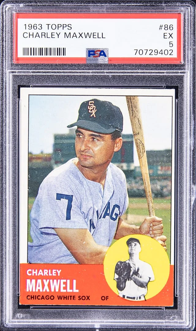 1963 Topps Charley Maxwell #86 card image