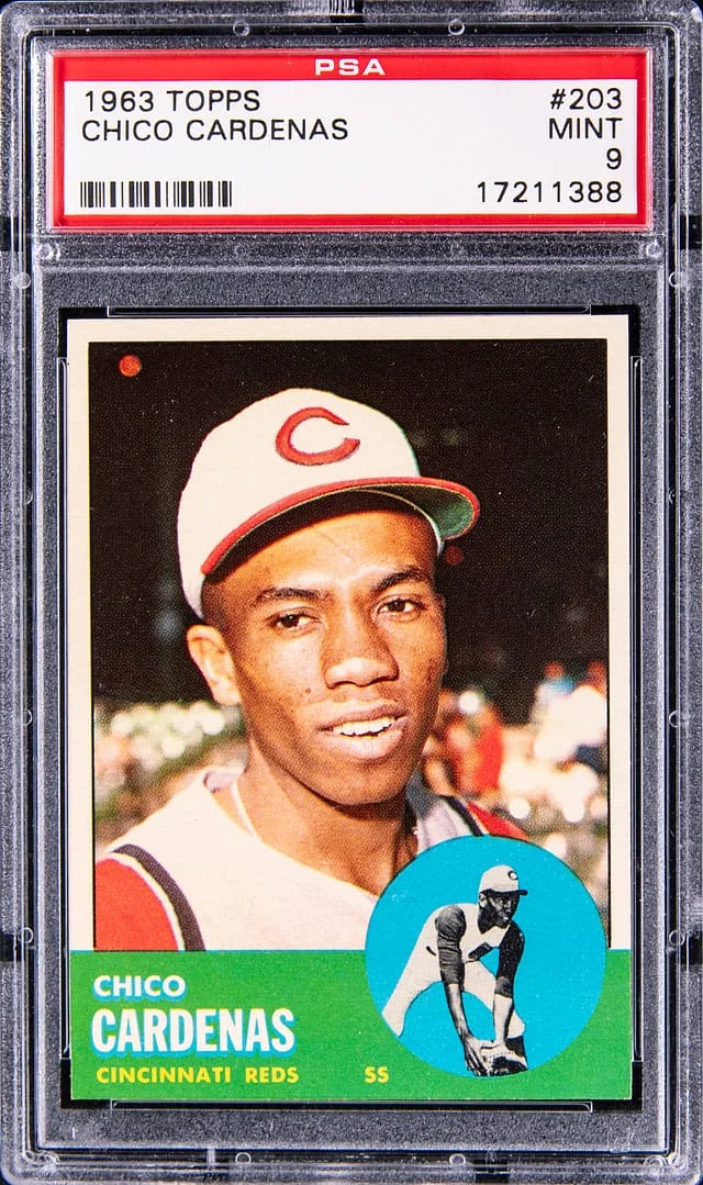 1963 Topps Chico Cardenas #203 card image