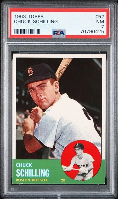 1963 Topps Chuck Schilling #52 card image