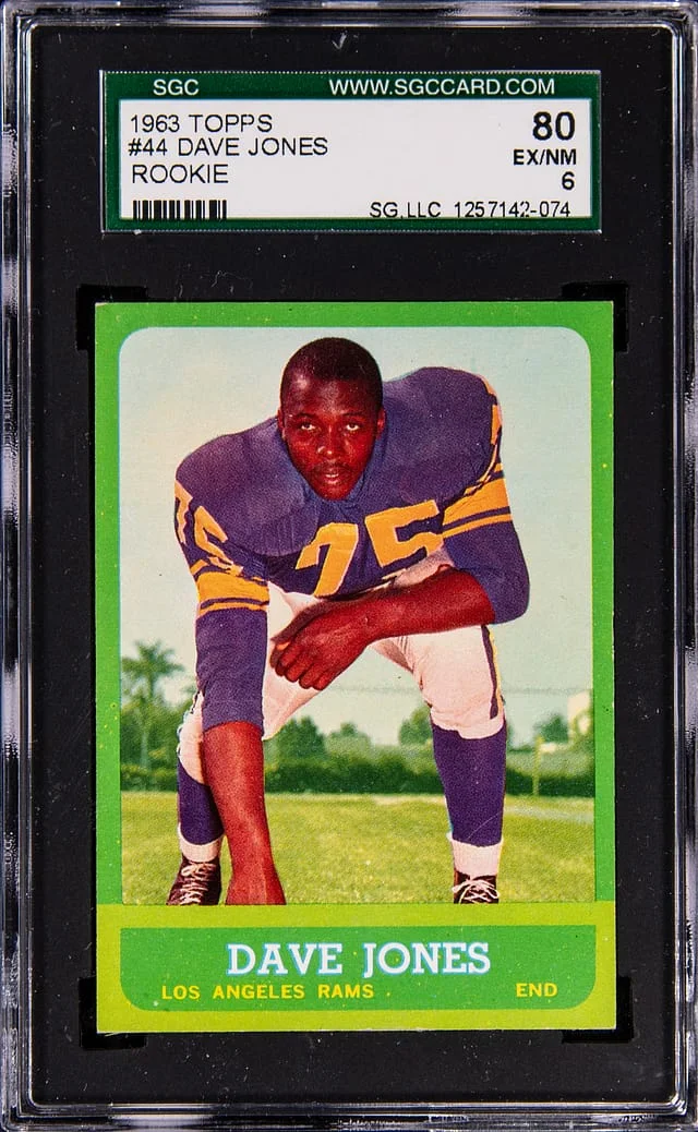 1963 Topps Dave Jones #44 card image