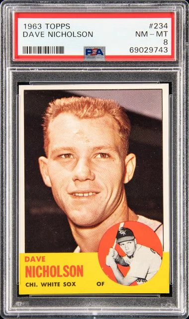 1963 Topps Dave Nicholson #234 card image