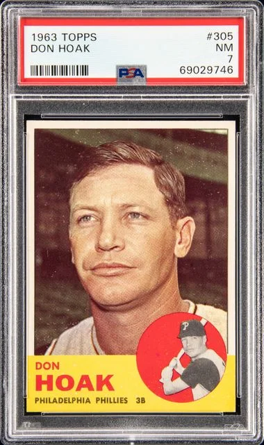1963 Topps Don Hoak #305 card image