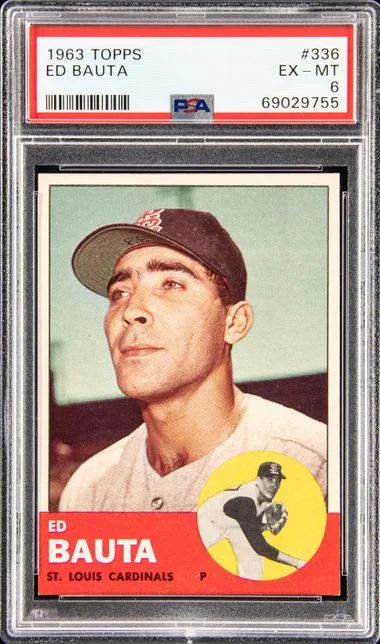 1963 Topps Ed Bauta #336 card image