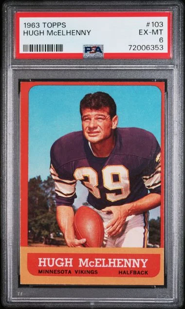 1963 Topps Hugh McElhenny #103 card image