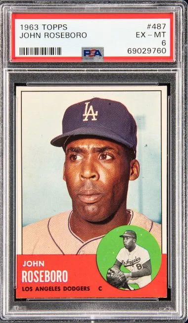 1963 Topps John Roseboro #487 card image