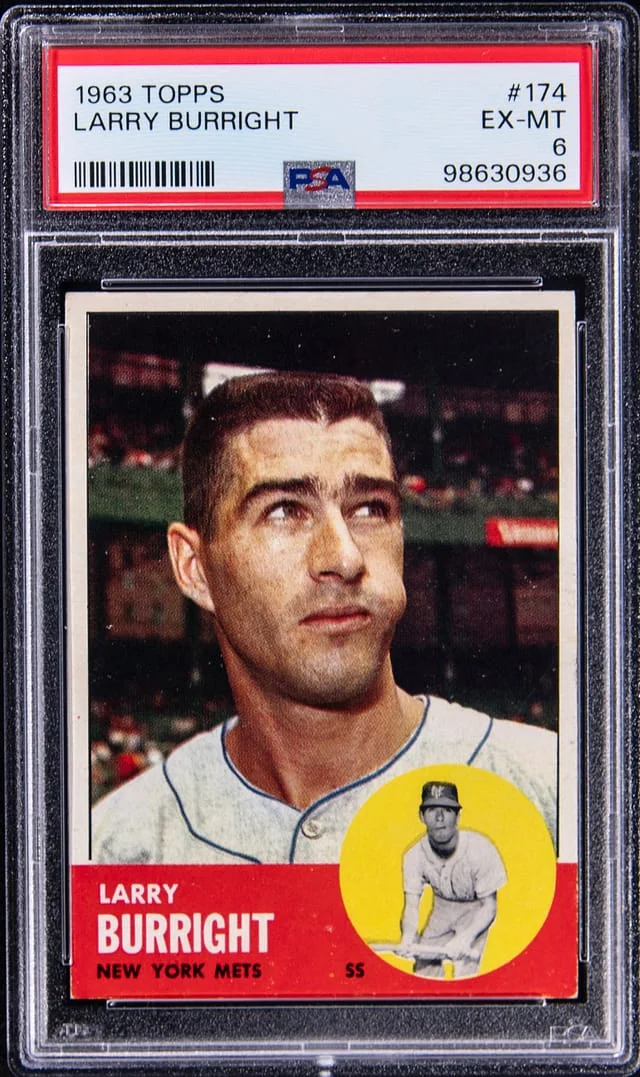 1963 Topps Larry Burright #174 card image