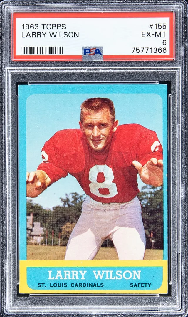1963 Topps Larry Wilson #155 card image
