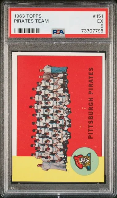 1963 Topps Pirates Team #151 card image