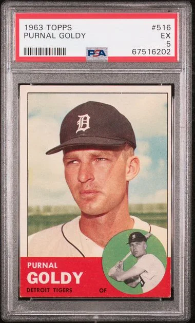 1963 Topps Purnal Goldy #516 card image
