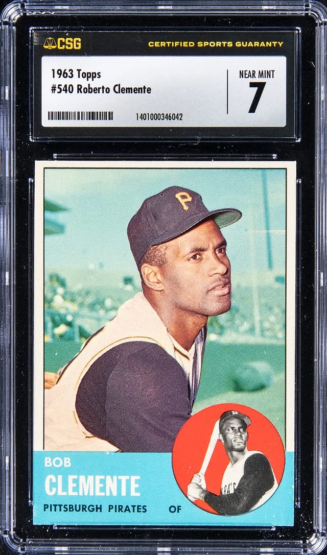 1963 Topps Roberto Clemente #540 card image